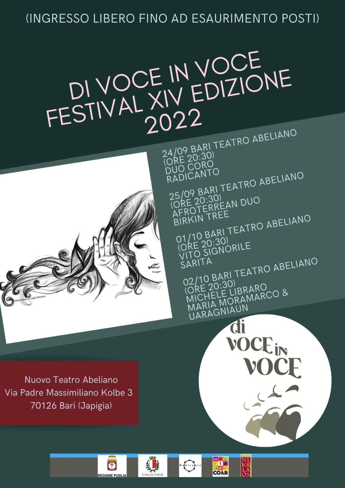 XIV EDIZIONE DEL FESTIVAL “DI VOCE IN VOCE”