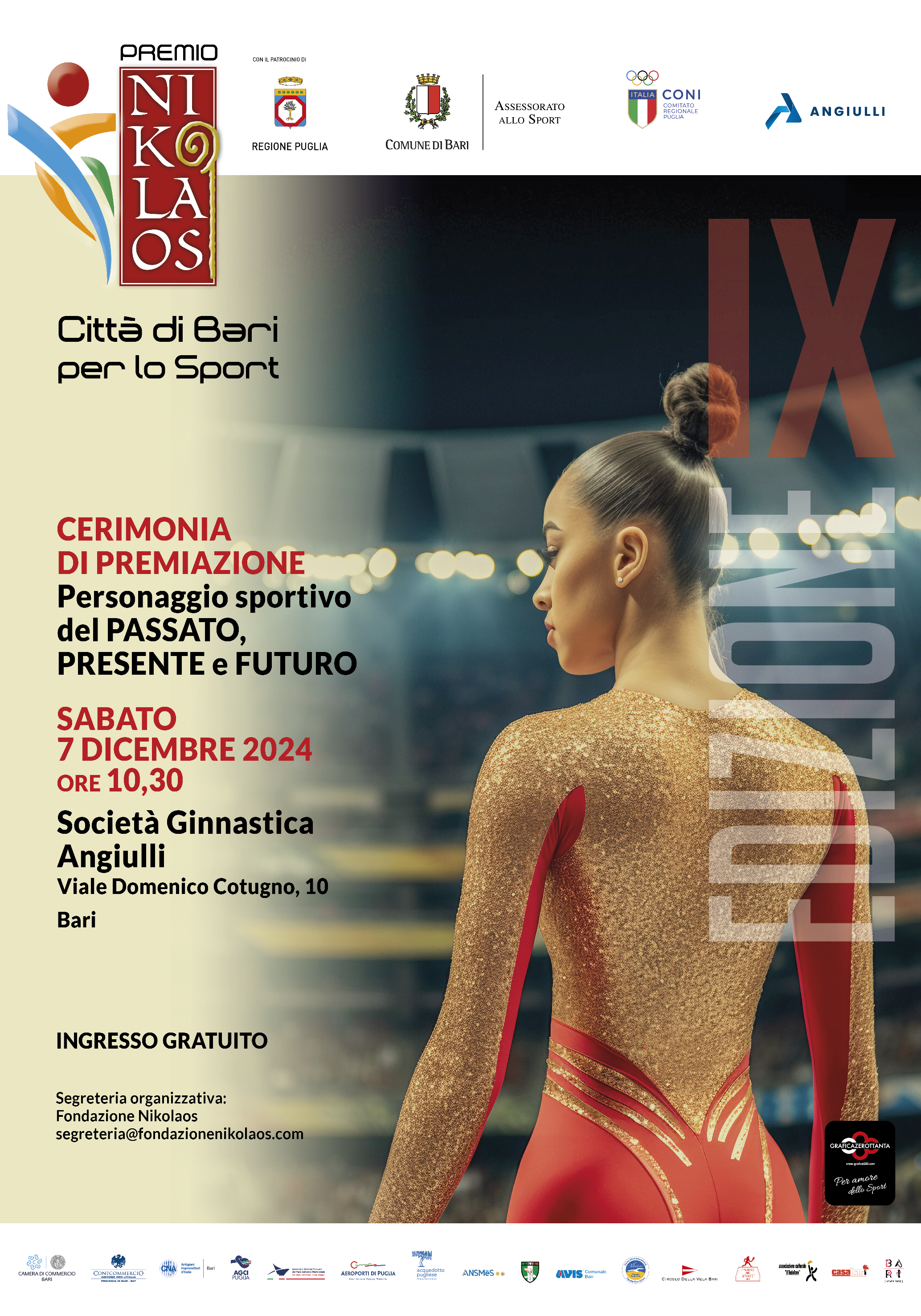 Premio Nikolaos Città di Bari per lo Sport