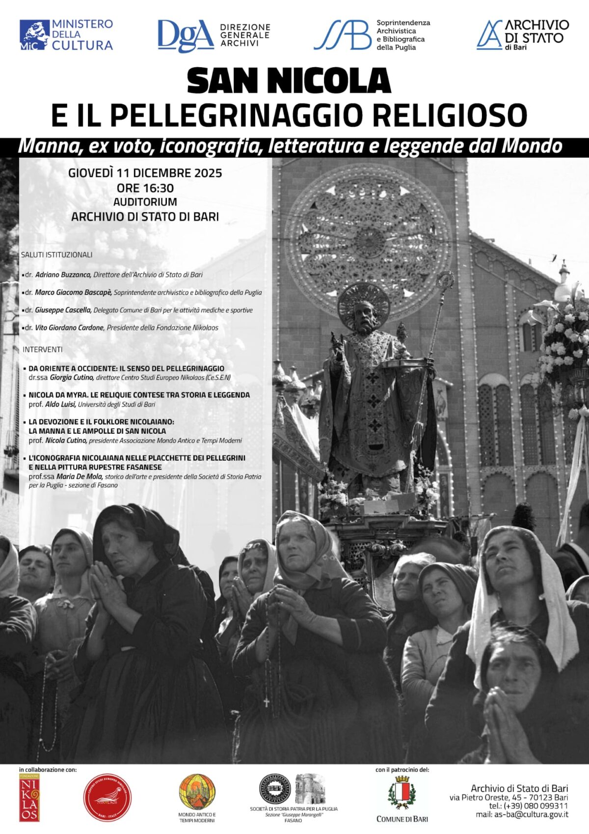 San Nicola e il pellegrinaggio religioso